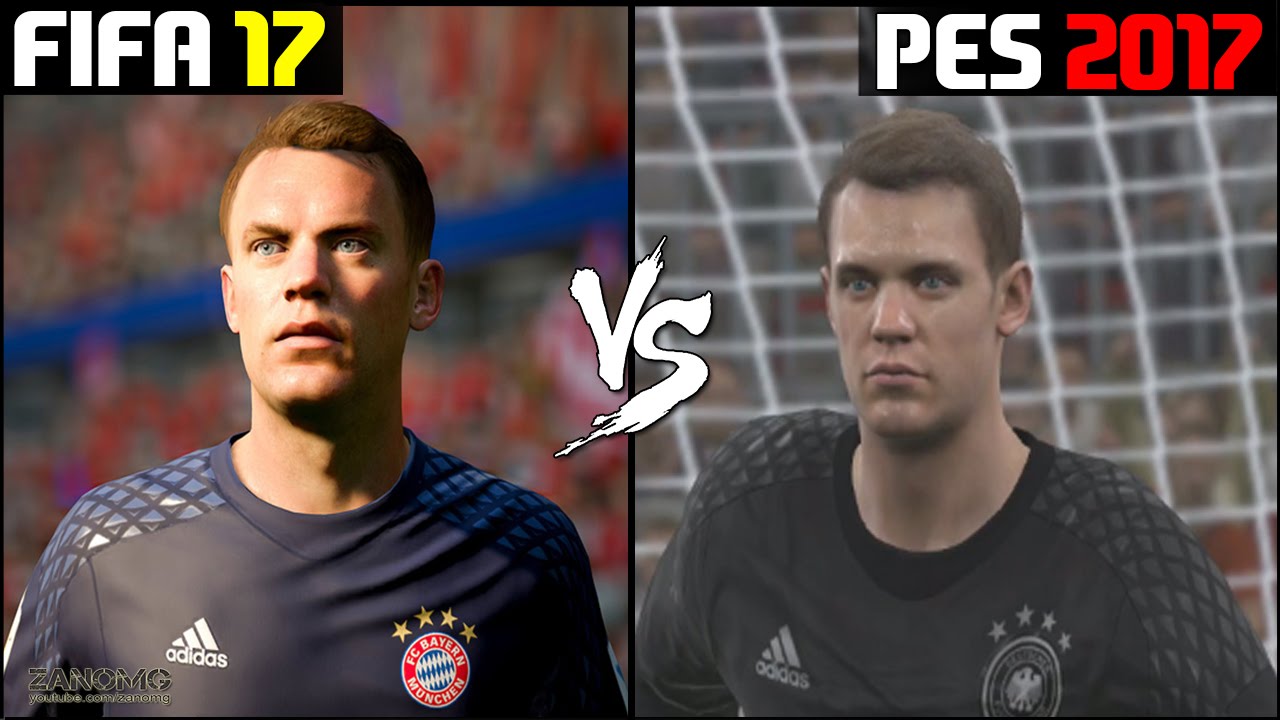 FIFA 17 vs PES 2017 ultimate comparison
